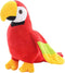 Parrot Stuffed Animal Plush Bird, 10.6 inch, Red, Stuffed Toy for Girls and Boys
