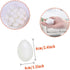 30 Pack White Plastic Eggs, Fake Easter Egg, Artificial Chicken for DIY Crafts, Painting, Party, Home Decor, Kids