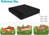 Cover,500D 50" 40" Sand Box Waterproof Sandbox Cover,Heavy Duty Outdoor Cover Fits L x W Sand Box with Lid,Wooden
