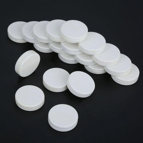 20 Pcs White Rattle Box Noise Maker Insert Squeaker Plastic Ring Box for Baby Rattle Accessories