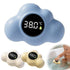 tkerinse Baby Bath Thermometer, Cloud Shaped Digital Floating Water Thermometer, Instant-Read Baby Bath Thermometers