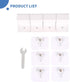Support Feet for Metal Pet Gate - Baby Gate Reinforcement Accessories, Set of 4 Pcs for 0.78 inches Thickness