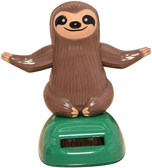 KODORIA Solar Power Bobbling Dancing Toy Car Desk Decorative Ornament for Kids