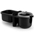 Accmor 3 in 1 Stroller Snack Tray, Non-Slip Grip Clip Accessory Compatible with Uppababy, Nuna, Doona Strollers, Grey