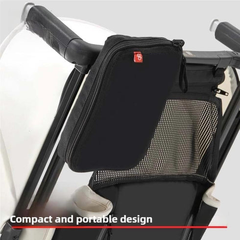 Compact Black Travel Bag for Pocket/Pockit+ Stroller with Padded Interior