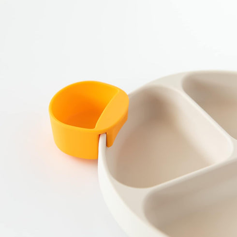 Bumkins Baby Silicone Little Dippers, Attaches to Bowls, Dishes and Plates, Sauce Cup, Holds Dip, Puree, Toppings, Baby Led Weaning, Essential Feeding Supplies for Babies 6 Months Up (3-Pack) by Bumkins