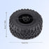 4pcs Crawler Tires, 1:16 RC Model Rubber Tyres for Remote Control Car Wheels, RC Vehicle Scale Accessories 1.0 Tires