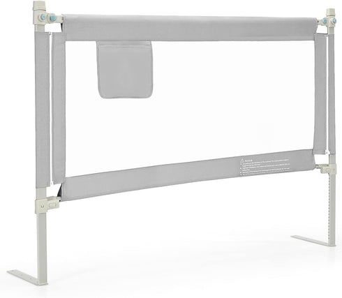 HONEY JOY Bed Rail for Toddlers, 57-in Extra Long, Portable Safety Bed