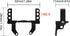 INJORA Aluminum Lay Down Servo Mount Set with Stainless Steel Steering Links for TRX4M 1/18 RC Crawler