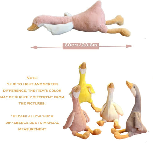 CHELEI2019 23.6" Goose Plush White Swan Stuffed Animal Toy - Duck Plush Toy - Gifts for Kids