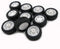 10pcs Toy Car Wheels 20mm Rubber Tire for 2mm Shaft DIY Model Accessories