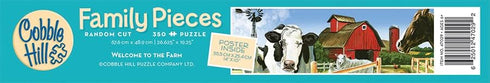 Cobble Hill Family Piece's 350 Puzzle - Welcome to The Farm with Sample Poster Included