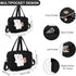 Lushandy Baby Diaper Bag Tote, Mom Bag Cute Crossbody Diaper Bags Baby Travel Bags for Girl Paaleras Para Bebe (Black