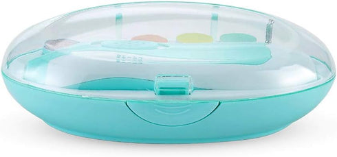 WEIKI Trimmer Newborn Safety Electric Nail Clipper Cutter Baby Nail Manicure Pedicure Clipper Cutter Scissors Blue