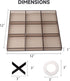 GSE Games & Sports Expert 12" Giant Acrylic Tic Tac Toe Game Set, Classic Family Travel Board Game