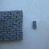 250pcs Mini Brick Building Set - Dollhouse Miniature Bricks Model (Grey, 1:35)