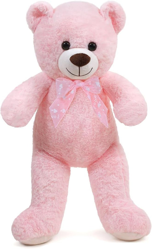Sausudols 16'' Teddy Bear Stuffed Animal Small Teddy Bear Plush Toy Gift for Valentine Christmas Birthday Pink