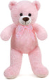 Sausudols 16'' Teddy Bear Stuffed Animal Small Teddy Bear Plush Toy Gift for Valentine Christmas Birthday Pink