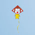 Besra Cute Monkey Kite, Single Line Easy to Fly Animal Nylon Diamond Kite with Handle & Strings for Kids and Adults