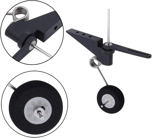 50cc-120cc Tail Wheel Assembly RC Airplane Aircraft Parts for Nitro Electric Plane Pilot Replacement Part