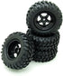 4X 1:10 RC Off-Road Car Wheel Tires 5 Spokes Wheel Rim 12 mm Hex RC Parts by Rowiz