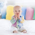 Silicone Baby Teether, Food Grade Silicone & Beech Baby Teething Toy, BPA Free (Black)