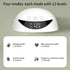 Generic 4 Wearable Electric Breast Pump, Variable Frequency, Modes, Anti-Backflow Design, White