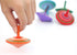GoodPlay Gyroscope, 3 Pcs/Set Handmade Painted Wood Spinning Tops, Educational Kindergarten Toys
