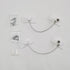 AOSITE Mini Fridge Locks for Kids, No Drill Refrigerator Locks for Cabinets, Drawer Locks for Baby Proofing, White, 2