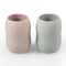 PandaEar 100% Tiny Silicone Drinking Training Cup for Baby and Toddler (2 Pack, Pink/Grey)