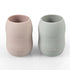 PandaEar 100% Tiny Silicone Drinking Training Cup for Baby and Toddler (2 Pack, Pink/Grey)