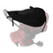 Pram Sunshade Cover, Universal Waterproof Stroller Sunshade with Viewing Window for Baby (Black)