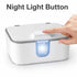 DAKONG Wet Wipes Heater , Baby Wipe Warmer, Night-Ready Warm Wipes Dispenser with Moisture Lock, Large Capacity