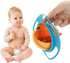 Berry President Magic Bowl, 360 Degree Rotation Spill Resistant Gyro Bowl with Lid for Toddler Kids (Pink+Blue+Green)