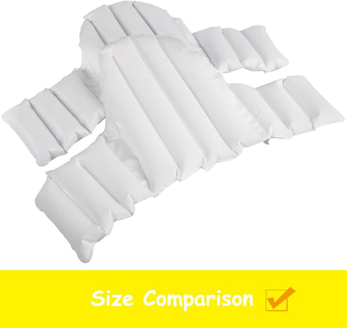 DADOUMAN 28" 14"(Inflated) Inflatable Cushion Insert for IKEA Antilop High Chair, Cushion Insert Only, White, L x