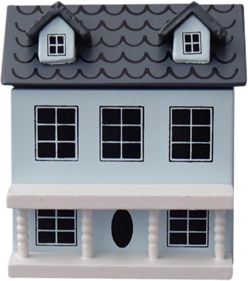Toyvian Dollhouse Miniature House, Wooden Dollhouse Kit for Christmas Village