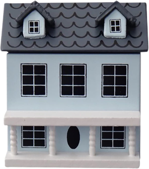 Toyvian Dollhouse Miniature House, Wooden Dollhouse Kit for Christmas Village
