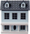 Toyvian Dollhouse Miniature House, Wooden Dollhouse Kit for Christmas Village