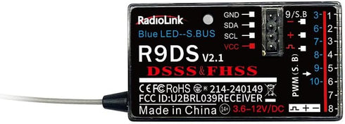Radiolink R9DS 10 Channels 2.4GHz RC Receiver SBUS/PWM Long Range Control for