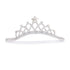 Baby Girl Crown Tiara Headband, Hair Band Headwear Birthday Gift, Princess Tiara Crown (Silver)