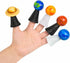 20 Pack Liberty Imports Planet Pop Jumpers for Kids, Light-Up Solar System Popper Toys with Stars & Planets, Press