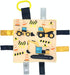 The Learning Lovey Baby Jack & Co 8x8 Construction Lovey Tag Toy for Babies -