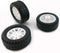 10pcs Toy Car Wheels 20mm Rubber Tire for DIY Model Accessories