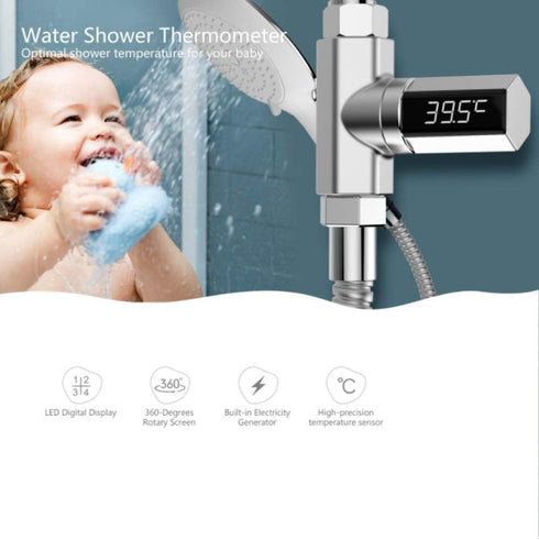Nagelbag Baby Bath Thermometer Passive LED Water Temperature Thermometer Accurate Visual Water Temperature Perception