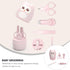 LIOOBO Set Baby Nail Care Kit for Newborns Safe Nail Clippers Protective Design Stainless Steel Scissors and Portable