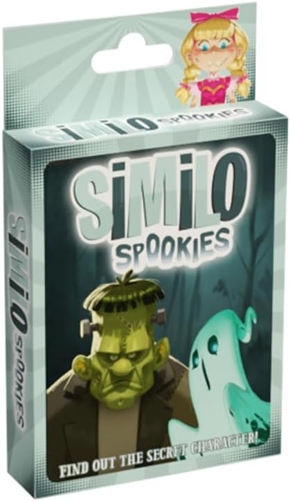 Similo Spookies, Cooperative Family Game, Easy to Learn, Deck Includes 30 Big Cards, For Ages 7 and Up