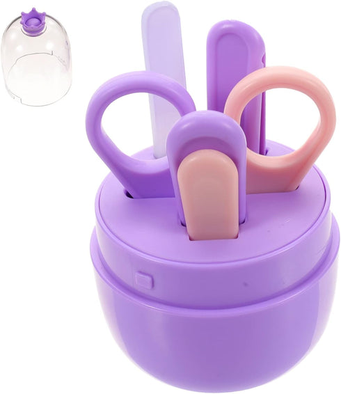 TOYANDONA Nail Care Trimmer Kit Boy Girl Grooming Set with Cartoon Design