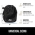 Gorilla Grip Car Seat Travel Bag, Water Dirt Tear Resistant, Easy Carry Padded Backpack Cover for Airplane, Black