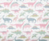 Stephen Joseph Muslin Swaddle Blanket, 100% Cotton, Newborn Receiving Wrap, 47 x 47 inches, Pink Dino
