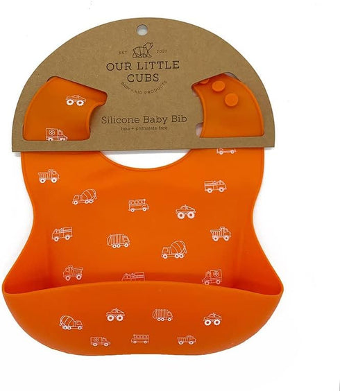 Adjustable Silicone Baby Bibs, Waterproof Feeding Supplies for Baby Eating